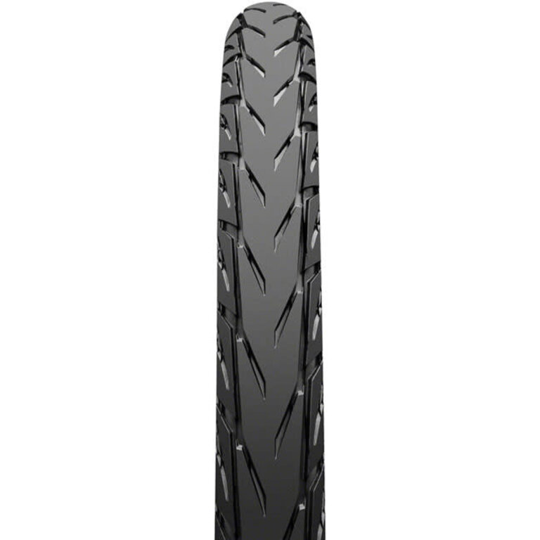 Continental Continental Contact Plus City Tire - 26 x 2.20, Clincher, Wire, Black/Reflex, SafetyPlus Breaker, E50