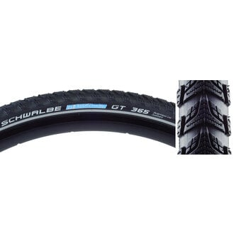 Schwalbe TIRE SWB MARATHON GT 365 700x38 PERF TWIN DUALGUARD BK/BK/REF FOUR SEASON E50 WIRE