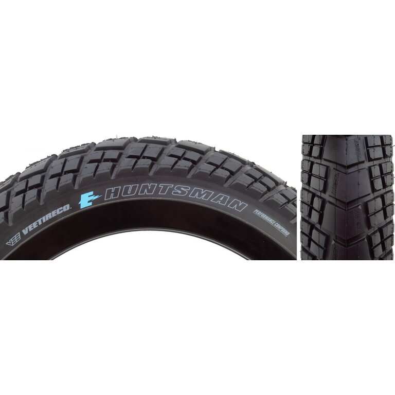 VEE TIRE & RUBBER TIRE VEE E-HUNTSMAN 20x4.0 BK/BK WIRE/26ENDURO/OVER RIDE E50