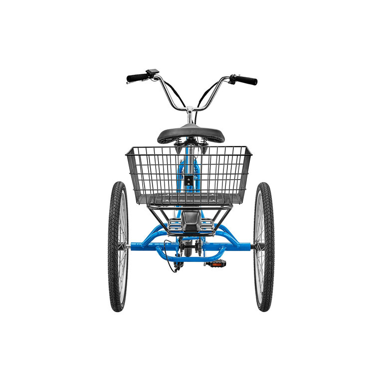 SUN BICYCLES TRIKE SUN ADULT E350-B1 R-BU 24 E-ASSIST 1sp w/BK BASKET