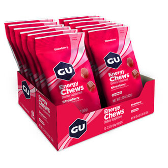 GU GU Energy Chews: Strawberry