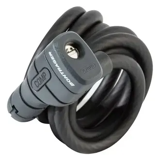 BONTRAGER Lock Bontrager Comp Keyed Cable 10mm x 180cm Black