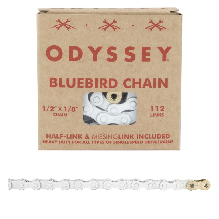 Odyssey CHAIN ODY 1/2x1/8 BLUEBIRD 1s WH w/1/2LINK