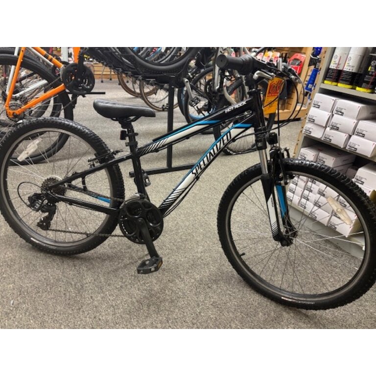 Specialized USED SPECIALIZED HOTROCK 24 BLACK, BLUE, WHITE 7 SPEED