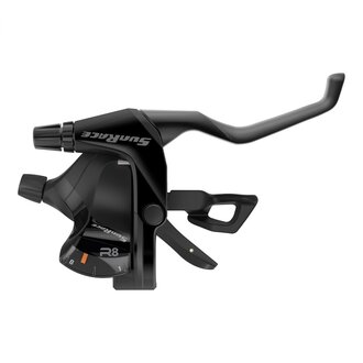 SUNRACE SHIFTER SUNRACE HB STF803 FLAT BAR TRIGGER/BRAKE 8s RH V BK