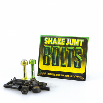 SHAKE JUNT SJ BAG-O-BOLTS BLK/GRN/YLW 1" PHILLIPS