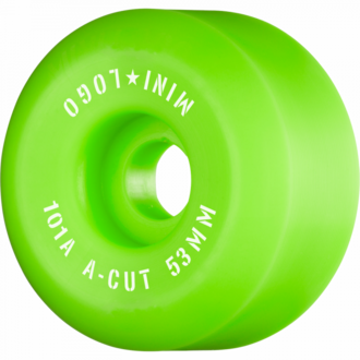 Mini Logo ML A-CUT 53mm GREEN ppp set/4