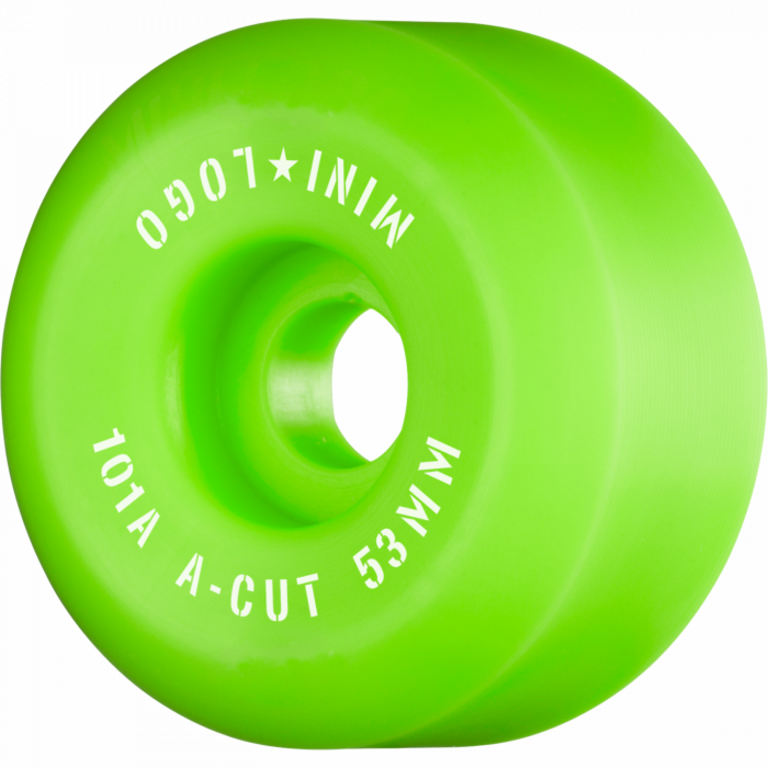 Mini Logo ML A-CUT 53mm GREEN ppp set/4
