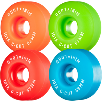 Mini Logo ML C-CUT 53mm ASST. GRN/RED/BLU/ORG set 4