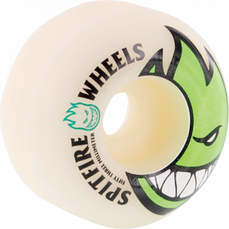 Spitfire SF BIGHEAD 53mm WHT W/ GREEN