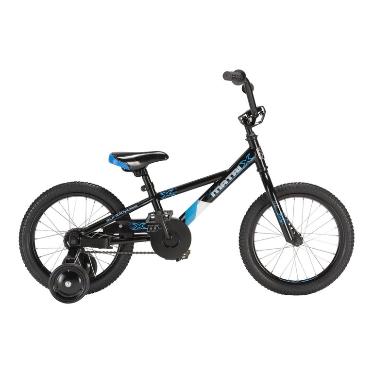 SUN BICYCLES USED SUN MATRIX X 16"  BLACK/ BLUE /WHITE