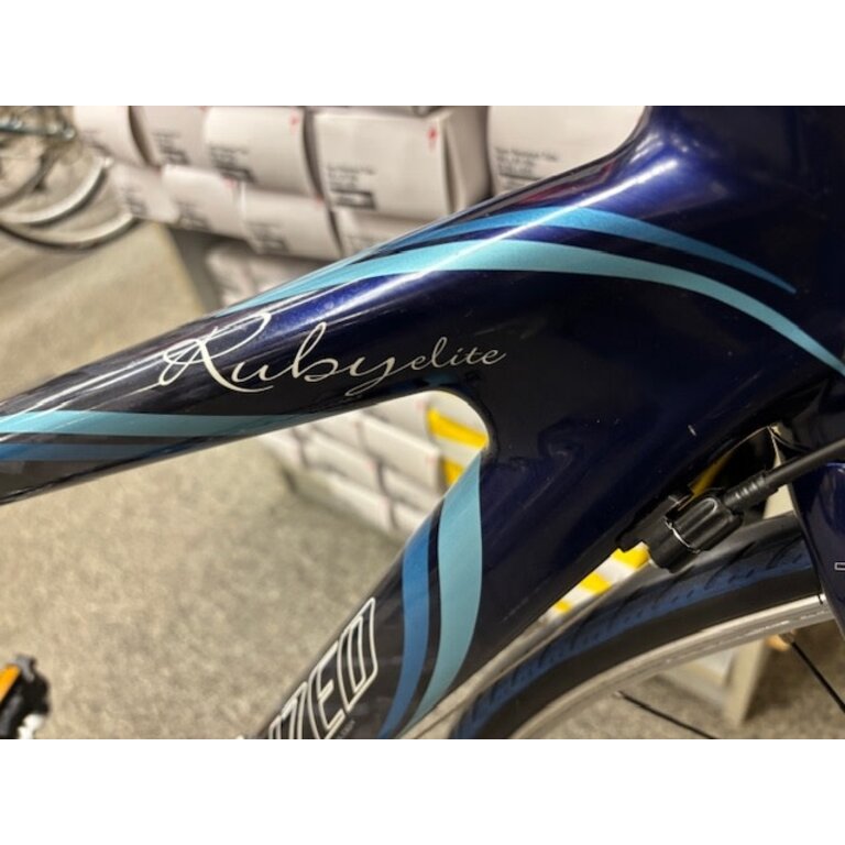 Specialized USED SPECIALIZED RUBY ELITE COMPACT 44CM Blue Tint w/ Blue