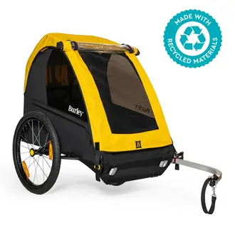 Burley Burley Bee Child Trailer - Double, Yellow