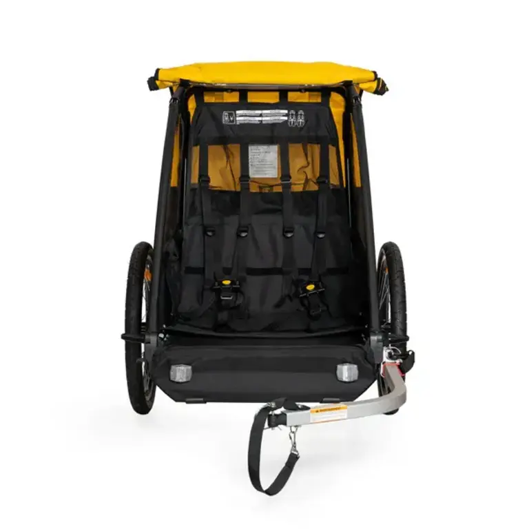 Burley Burley Bee Child Trailer - Double, Yellow