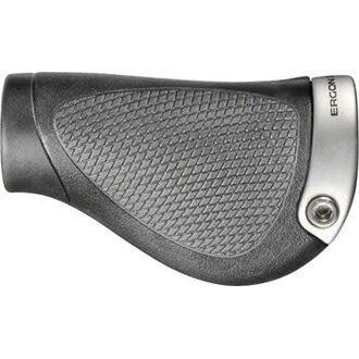 Ergon Ergon GP1 Grips - Black/Gray Lock-On Gripshift Large Pair