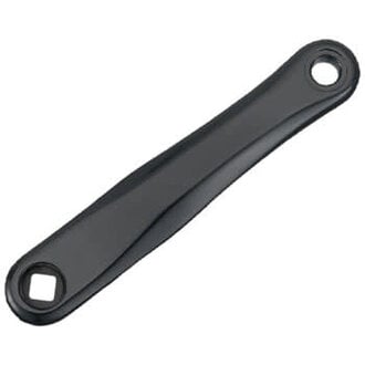 SAMOX Samox SAC08 Left Crank Arm - 170mm, JIS Diamond Taper Spindle Interface, Forged Aluminum, Spindle Bolt Sold Separate, Black
