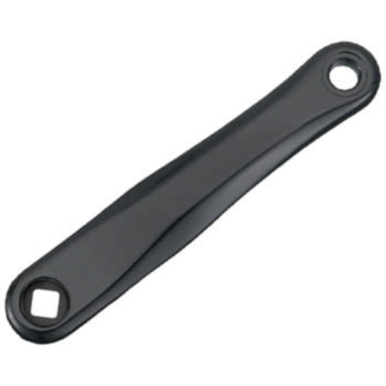 SAMOX Samox SAC08 Left Crank Arm - 170mm, JIS Diamond Taper Spindle Interface, Forged Aluminum, Spindle Bolt Sold Separate, Black