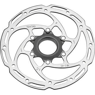 TEKTRO Tektro TR160-45 Disc Brake Rotor - 160mm, Center-Lock, 2.3mm Thickness, Silver