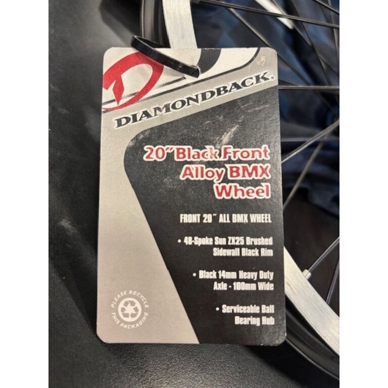 DIAMONDBACK DIAMONDBACK FRONT ALLOY BMX 20" WHEEL