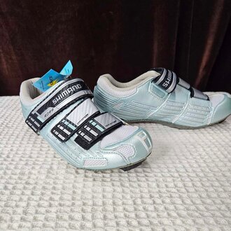 Shimano SHIMANO ROAD SHOE SH-R099W,LIGHT BLUE,WOMENS