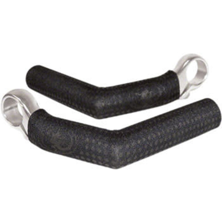 Lizard Skins Lizard Skins Cut-to-Fit Bar End Grips: Black