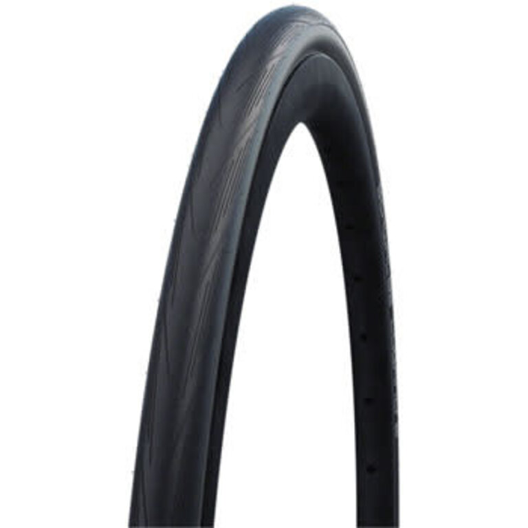 Schwalbe Schwalbe Lugano II Tire - 700 x 23, Clincher, Wire, Black, Active, Silica, K-Guard