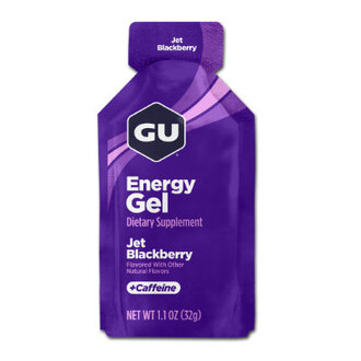 GU GU Energy Gel - Jet Blackberry, Box of 24
