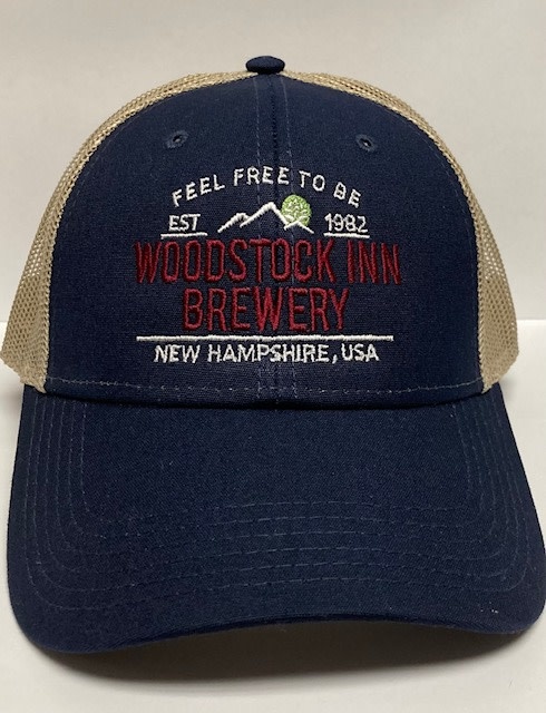 Trucker Hat Woodstock Inn Brewery Navy