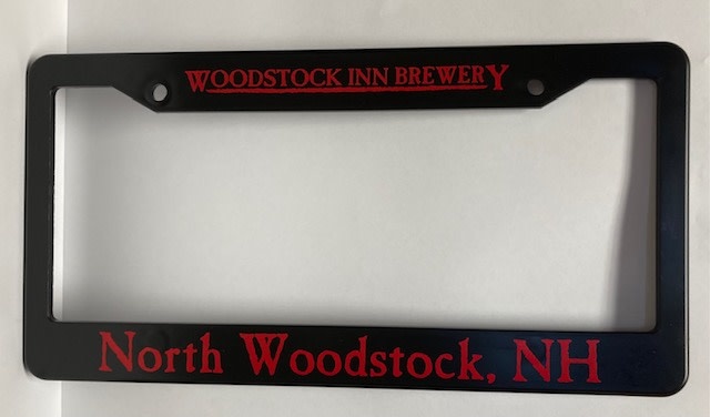 Woodstock Inn Brewery License Plate
