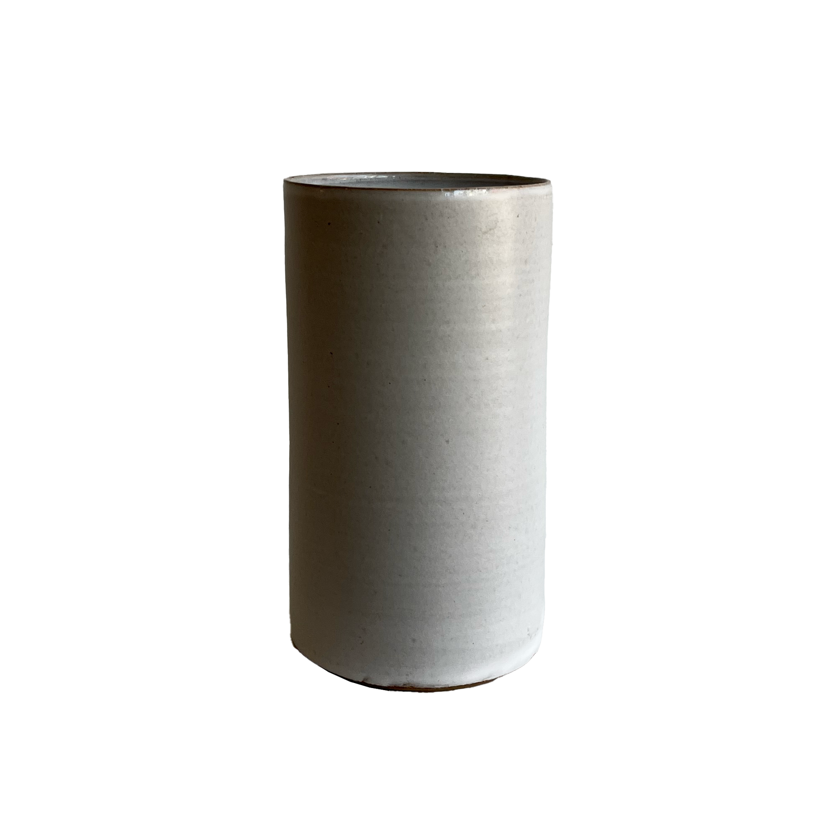 Tracie Hervy Tracie Hervy - Small Slim Cylinder Vase - White Porcelain