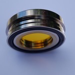 Mounted Lens ZnSe Plano-convex lens assemply for Amada Laser FO-NT Type: 1.50" Ø; 7.50" Focal Length; 7.6mm E.T.