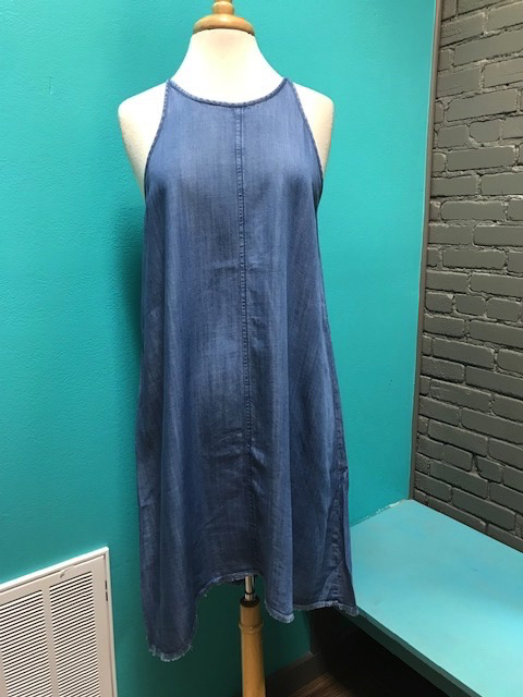 denim swing dress