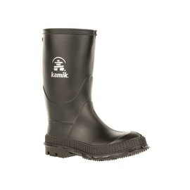 Kamik Black Stomp Style Rubber Rain Boots by Kamik