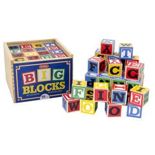 Schylling ABC Wooden Blocks (48 Pieces) by Schylling