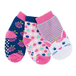 Zoocchini 3-Pack Grip + Easy Comfort Terry Sock Set