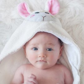 Zoocchini Hooded Cotton Baby Towel by Zoocchini