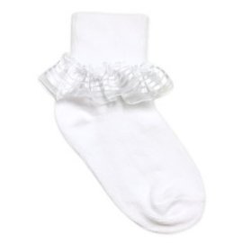 Ruffle Knee High Socks (Jefferies) - Abby Sprouts Baby and Childrens Store  in Victoria BC Canada