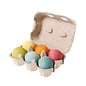 Grimms 6 Wooden Balls (Pastel Colours) by Grimms