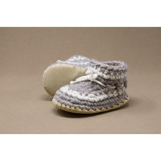 Padraig Children's Padraig Slippers with Wool Sheepskin & Leather