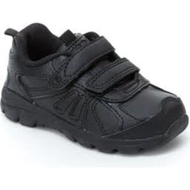 Stride Rite All Black Cooper 2.0 Hook & Loop Runner by Stride Rite