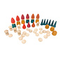 Grapat Wood Coloured Tomtens Set by Grapat