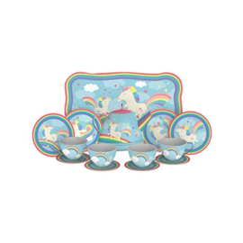Schylling Unicorn Tin Tea Set (15 Piece) by Schylling