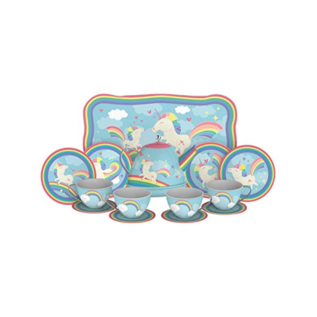 Schylling Unicorn Tin Tea Set (15 Piece) by Schylling