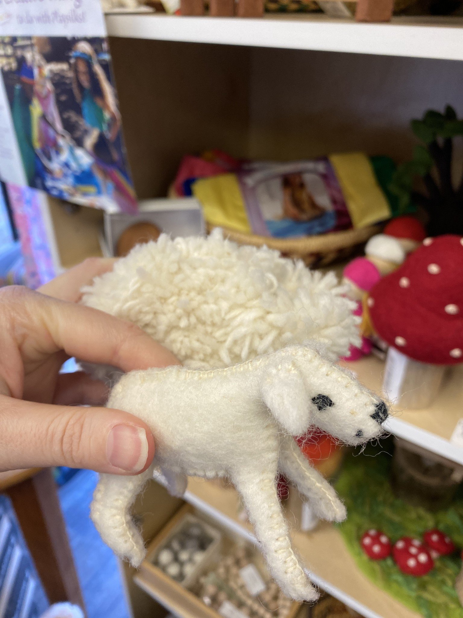 Wool Felt Animal Figures by Papoose in Victoria BC Canada at Abby