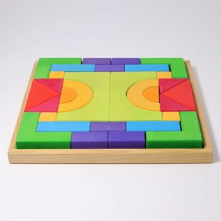 Grimms Basic 4x4cm Building Set (30 Piece) by Grimms