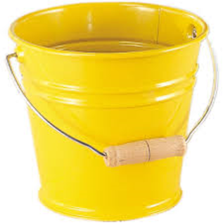 Gluckskafer High Quality Metal Bucket with Wooden Handle by Gluckskafer