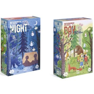 Londji Day & Night in the Forest Reversible Puzzle 54 Piece by Londji