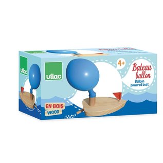 Vilac Balloon Powered Wooden Boat