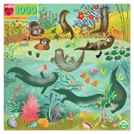 Eeboo Otters 1000 Piece Puzzle