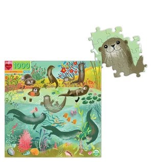Eeboo Otters 1000 Piece Puzzle